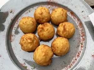 potato and flour   at Güjžina - Green One Bistro in Ljubljana