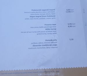  at Güjžina - Green One Bistro in Ljubljana