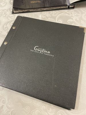 Menu  at Güjžina - Green One Bistro in Ljubljana