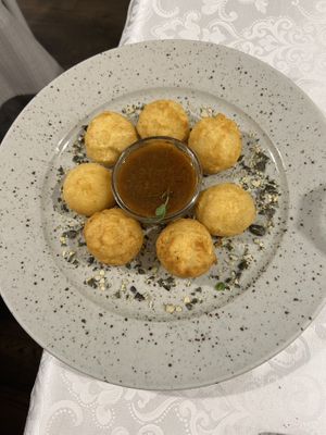 Potato entrée   at Güjžina - Green One Bistro in Ljubljana