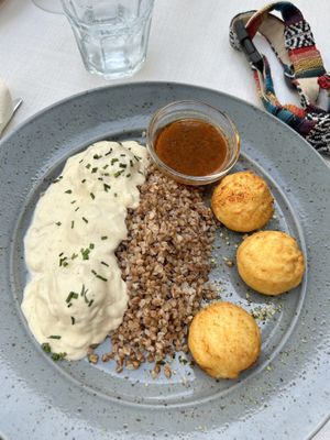 Loads of carbs😄  at Güjžina - Green One Bistro in Ljubljana