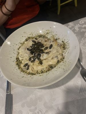 Tagliatelle   at Güjžina - Green One Bistro in Ljubljana