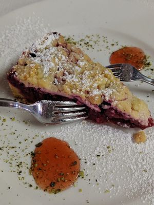 Vegan dessert of the day at Güjžina - Green One Bistro in Ljubljana
