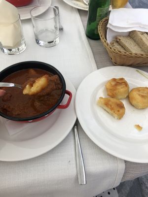 Vegan bograç  at Güjžina - Green One Bistro in Ljubljana