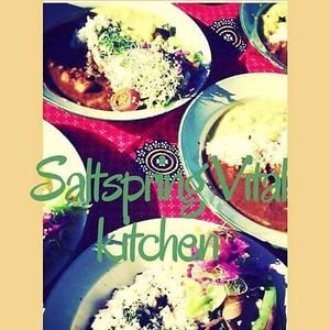 We serve organic vegan gluten free curry &rice
samosas. and Hemp sweets. at Vital Kitchen in Salt Spring Island