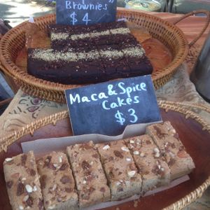 Hemp energy brownies
 at Vital Kitchen in Salt Spring Island