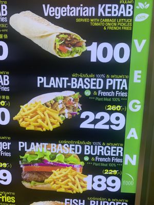 Vegan options   at HKT - Kebab- Domestic in Phuket