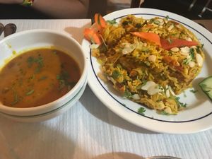 Byriani de vegetais  at Tasty Cuisine in Alvor