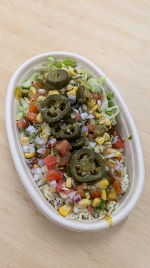 Sm Classic Bowl w Spicy Cauliflower + trezigo at Zambrero in Lismore