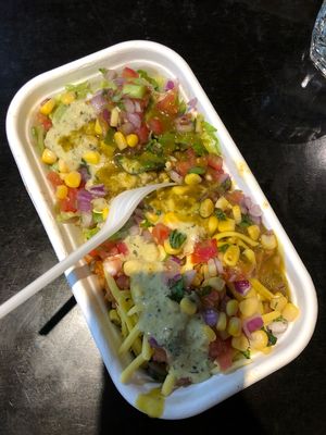 Vegan IQ bowl with added vegan cheese!  at Zambrero - Central in Cairns