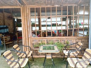 A place to sit cool for guests at Quan 3 Chi Em in Mai Chau