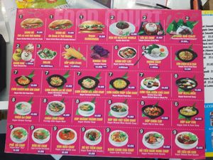 Menu 1/2 at Au Lac Healthy World - Pham Ngu Lao in Ho Chi Minh City