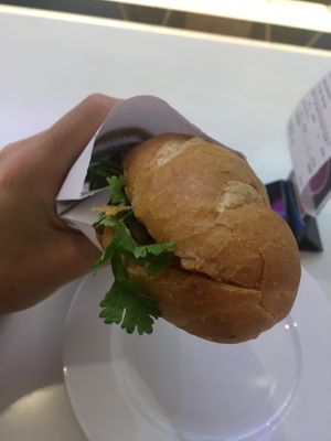 Chicken Banh Mi at Au Lac Healthy World - Pham Ngu Lao in Ho Chi Minh City
