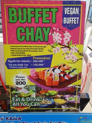 Buffet offer only on weekends at Au Lac Healthy World - Pham Ngu Lao in Ho Chi Minh City