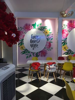 Modern decoration  at Au Lac Healthy World - Pham Ngu Lao in Ho Chi Minh City