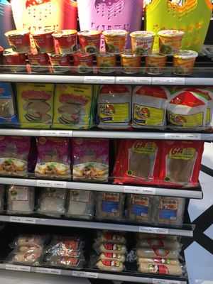 So many and different kinds of fake meats! at Au Lac Healthy World - Pham Ngu Lao in Ho Chi Minh City