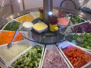 Buffet items at Au Lac Healthy World - Pham Ngu Lao in Ho Chi Minh City