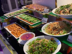 Fried section at Au Lac Healthy World - Pham Ngu Lao in Ho Chi Minh City