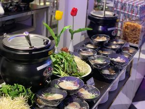 Soup section at Au Lac Healthy World - Pham Ngu Lao in Ho Chi Minh City