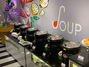 Soup section at Au Lac Healthy World - Pham Ngu Lao in Ho Chi Minh City