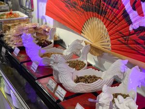 Buffet items at Au Lac Healthy World - Pham Ngu Lao in Ho Chi Minh City