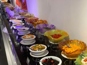 Buffet items at Au Lac Healthy World - Pham Ngu Lao in Ho Chi Minh City