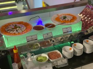 Buffet items at Au Lac Healthy World - Pham Ngu Lao in Ho Chi Minh City
