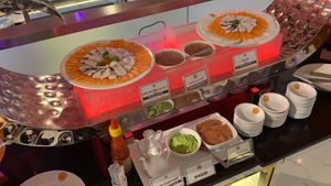 Buffet items at Au Lac Healthy World - Pham Ngu Lao in Ho Chi Minh City