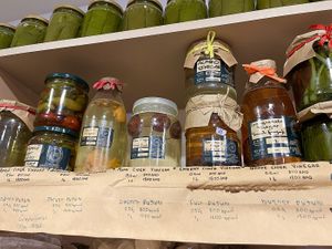 The store sells homemade products, but compositions are unknown 👀 at Go Green Armenia in Yerevan