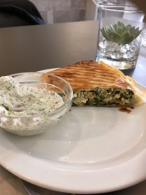 Spanakopita  at Sweet Pea Cafe & Playhouse in Edmonton