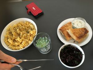 Lunch at Sweet Pea Cafe & Playhouse in Edmonton