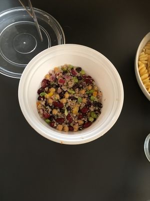 Bean salad at Sweet Pea Cafe & Playhouse in Edmonton