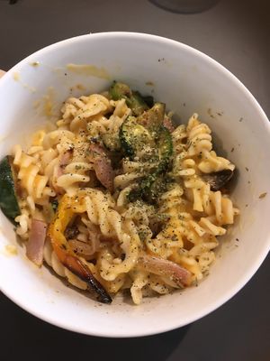 Pasta salad at Sweet Pea Cafe & Playhouse in Edmonton