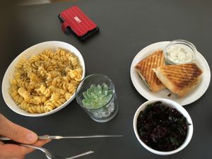 Pasta at Sweet Pea Cafe & Playhouse in Edmonton