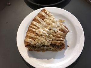 Coffee cake at Sweet Pea Cafe & Playhouse in Edmonton