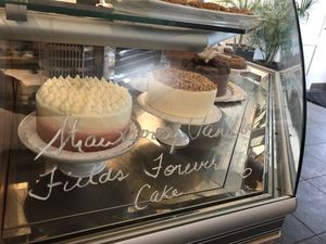 Vegan cakes! at Sweet Pea Cafe & Playhouse in Edmonton