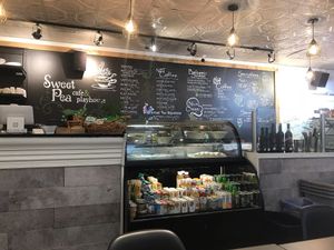 Great plant based drinks for kids available! at Sweet Pea Cafe & Playhouse in Edmonton