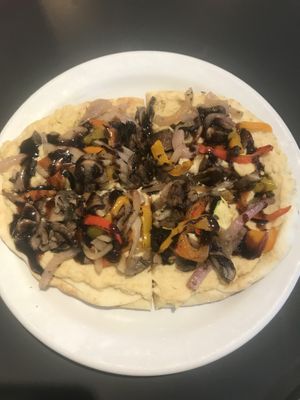 Balsamic glazed flat bread at Sweet Pea Cafe & Playhouse in Edmonton