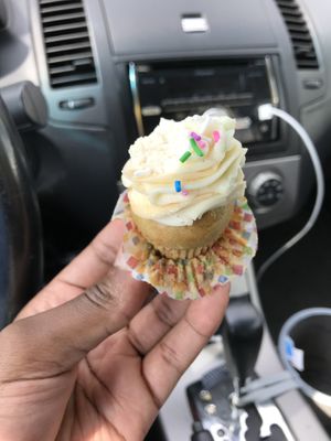 cupcake at Sweet Pea Cafe & Playhouse in Edmonton