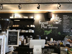 interior at Sweet Pea Cafe & Playhouse in Edmonton