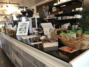 interior at Sweet Pea Cafe & Playhouse in Edmonton