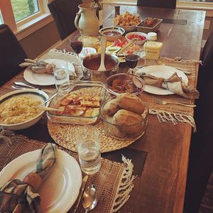 Vegan food share. at La Grange DesRochers in Paley