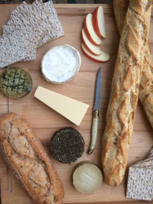 Vegan Cheese Plate at La Maison DesRochers. at La Grange DesRochers in Paley