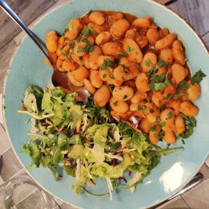 Giant beans at Valia Calda in Kalampaka
