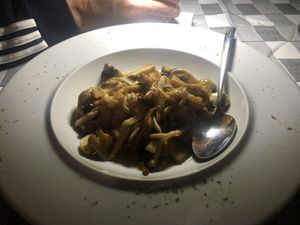 Mixed mushrooms   at Valia Calda in Kalampaka