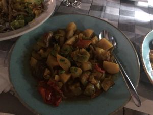 Mixed veggies   at Valia Calda in Kalampaka