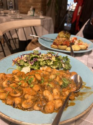 Giant beans  at Valia Calda in Kalampaka