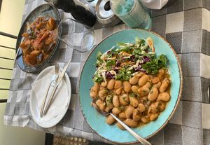 Chickpea dish at Valia Calda in Kalampaka