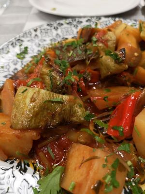 ratatouille, very tasty at Valia Calda in Kalampaka