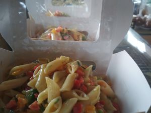 #vegan #pasta at Espressaki in Crete